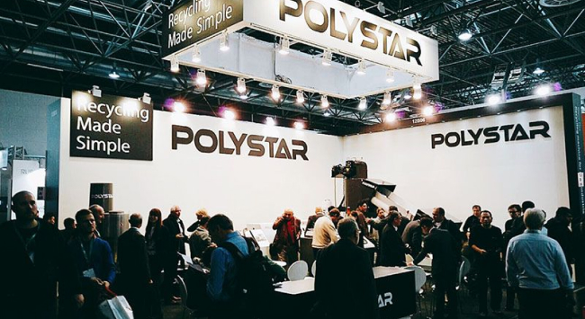 POLYSTAR demonstrated a plastic recycling machine at K 2016