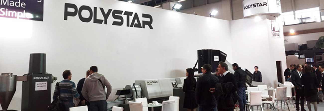 POLYSTAR Demonstrates Live Recycling Machine Operation at Plast Eurasia 2017