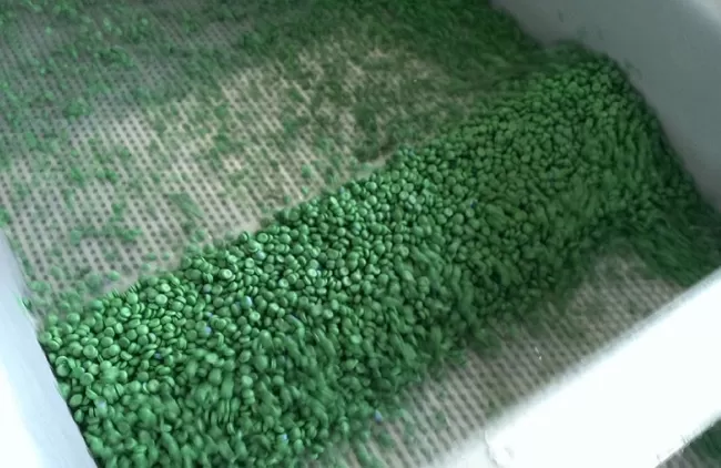 Recycled pellets recycled from POLYSTAR plastic recycling machine